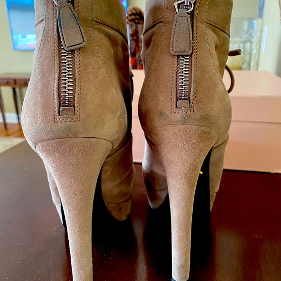 Prada Bambu suede booties Size 8 - Picture 4 of 12